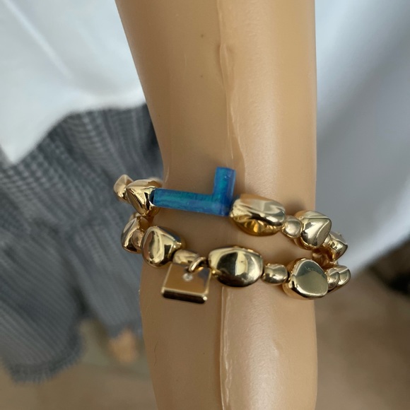 Set of 2 Initial Beaded Bracelets - Picture 9 of 10